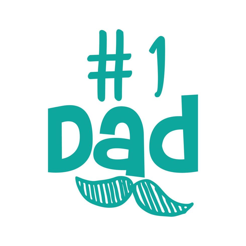 Dad Typography T-Shirt Design Free Vector