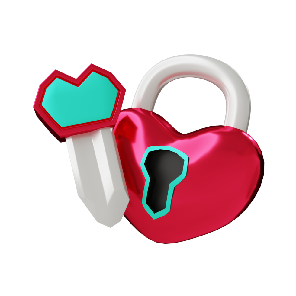 3d lock hearth png