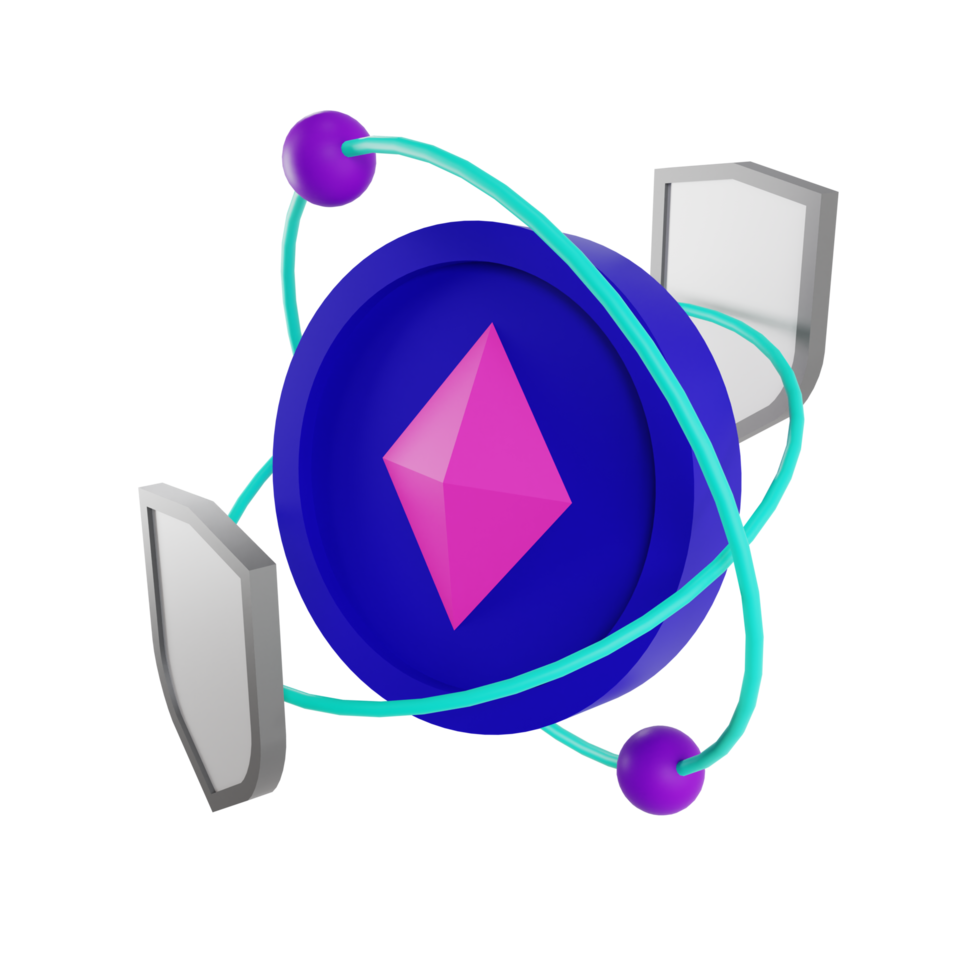 3d coin icon illustration png