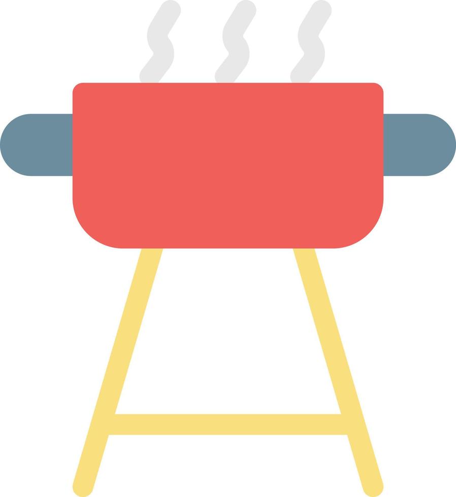 ilustración de vector de parrilla en un fondo. símbolos de calidad premium. iconos vectoriales para concepto y diseño gráfico.