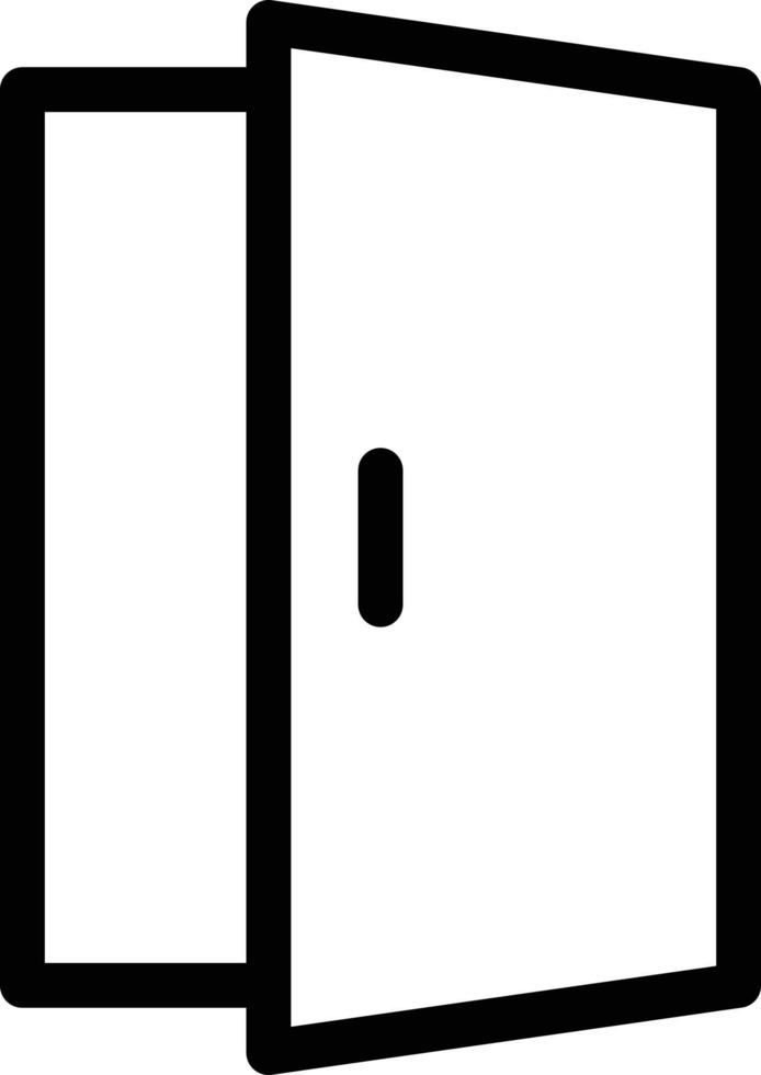 ilustración de vector de puerta en un fondo. símbolos de calidad premium. iconos vectoriales para concepto y diseño gráfico.