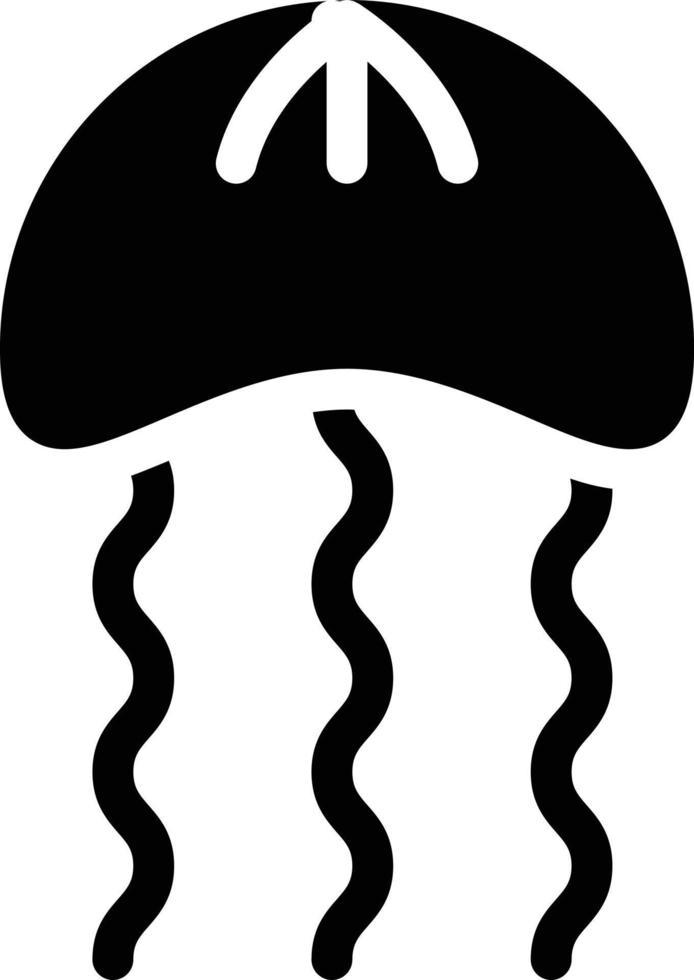 ilustración vectorial de medusas en un fondo. símbolos de calidad premium. iconos vectoriales para concepto y diseño gráfico. vector