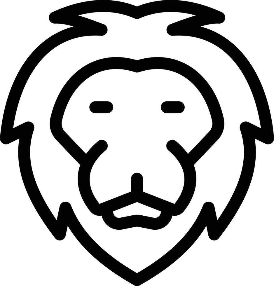 ilustración de vector de león en un fondo. símbolos de calidad premium. iconos vectoriales para concepto y diseño gráfico.