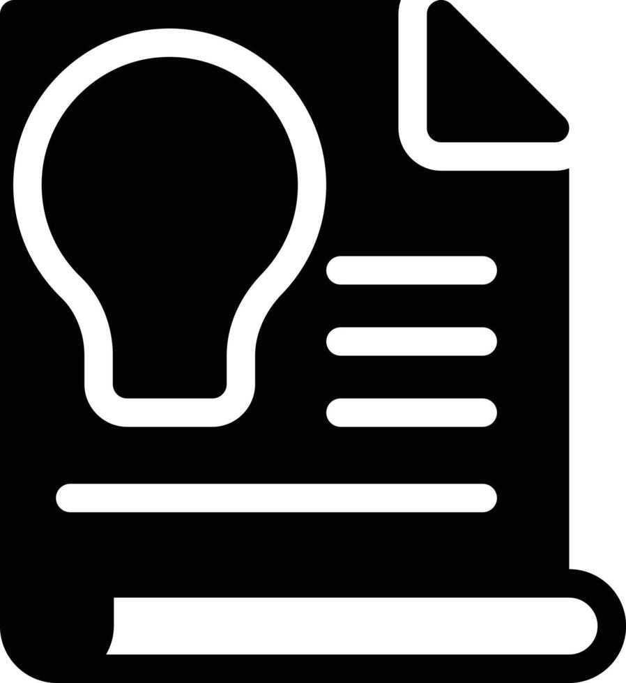 ilustración de vector de archivo de idea en un fondo. símbolos de calidad premium. iconos vectoriales para concepto y diseño gráfico.