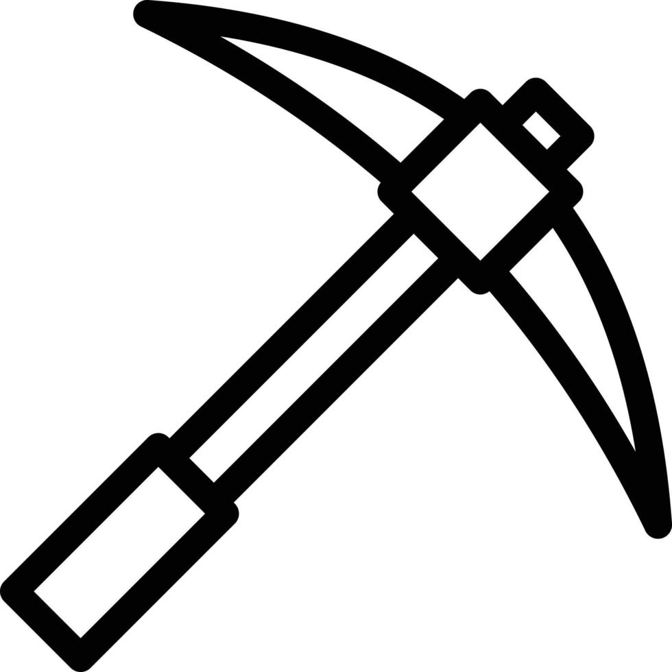 pickaxe vector illustration on a background.Premium quality symbols.vector icons for concept and graphic design.