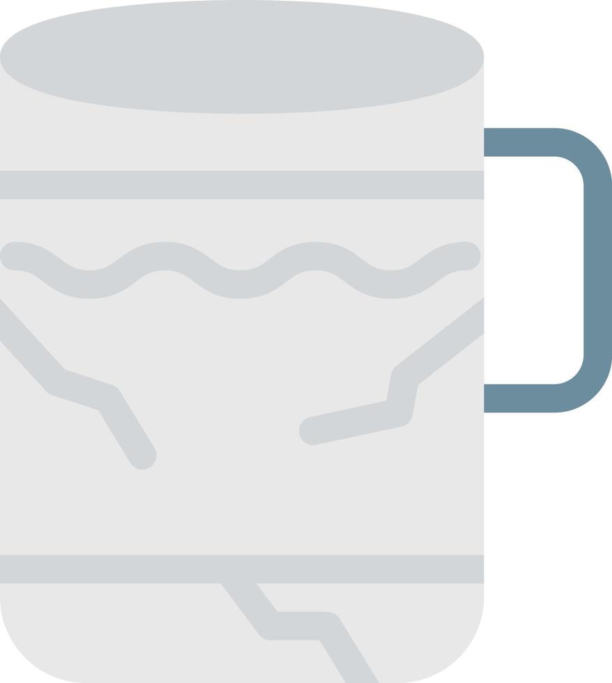 ilustración de vector de taza histórica en un fondo. símbolos de calidad premium. iconos vectoriales para concepto y diseño gráfico.