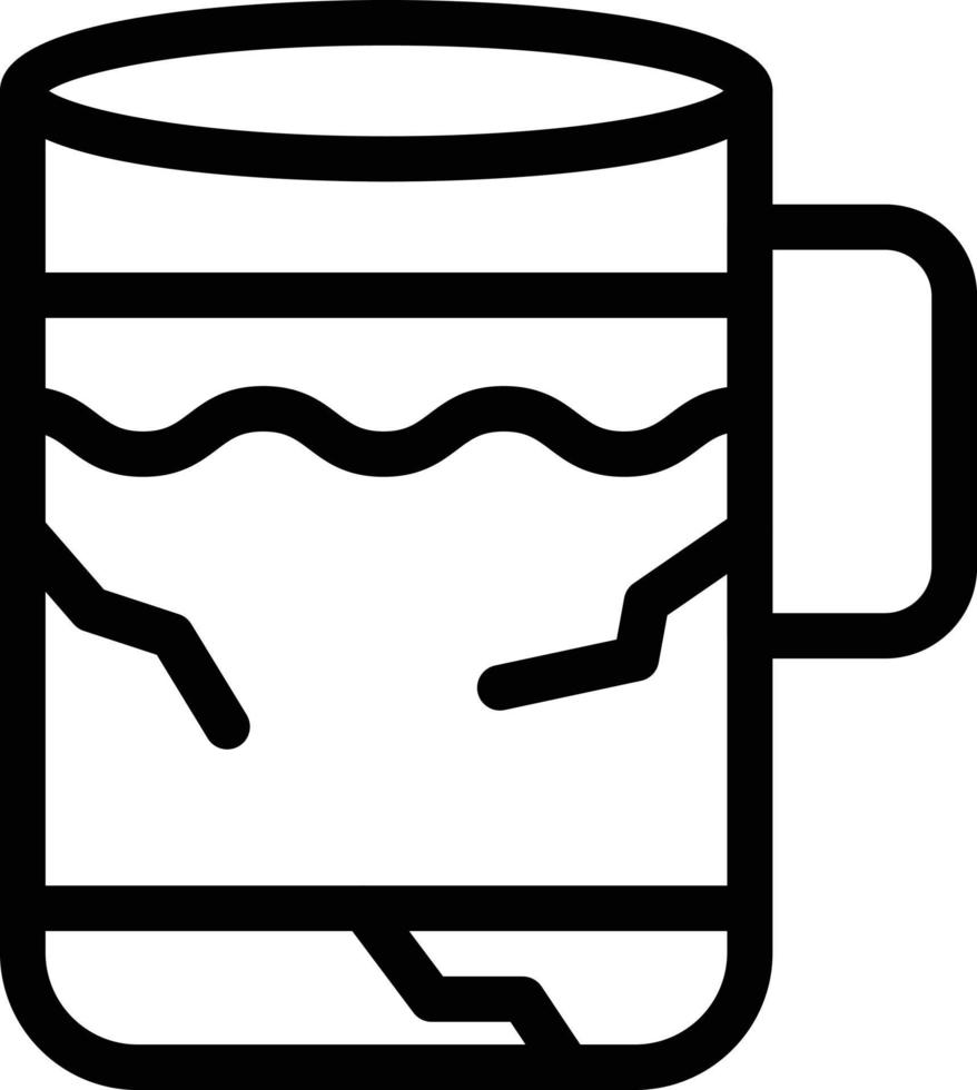 ilustración de vector de taza histórica en un fondo. símbolos de calidad premium. iconos vectoriales para concepto y diseño gráfico.