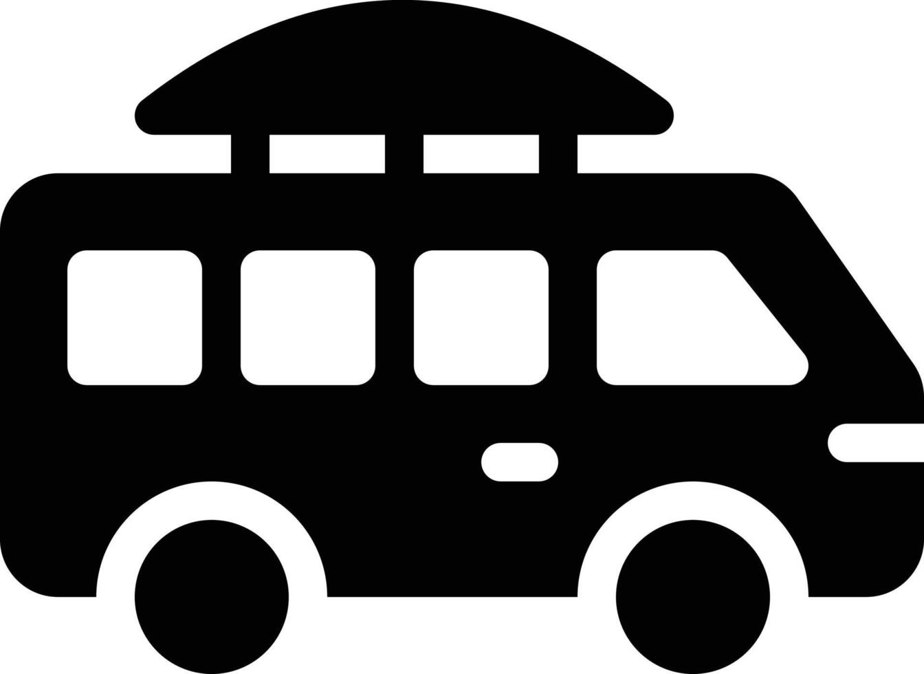 ilustración de vector de autobús de viaje en un fondo. símbolos de calidad premium. iconos vectoriales para concepto y diseño gráfico.