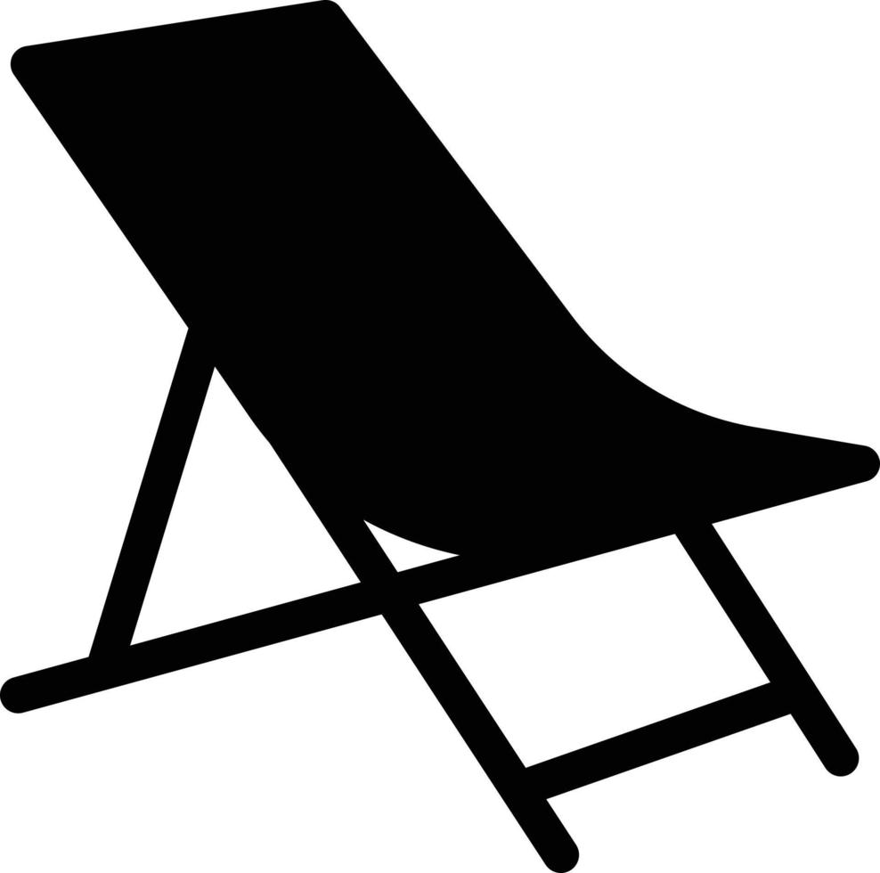 ilustración de vector de silla de descanso en un fondo. símbolos de calidad premium. iconos vectoriales para concepto y diseño gráfico.