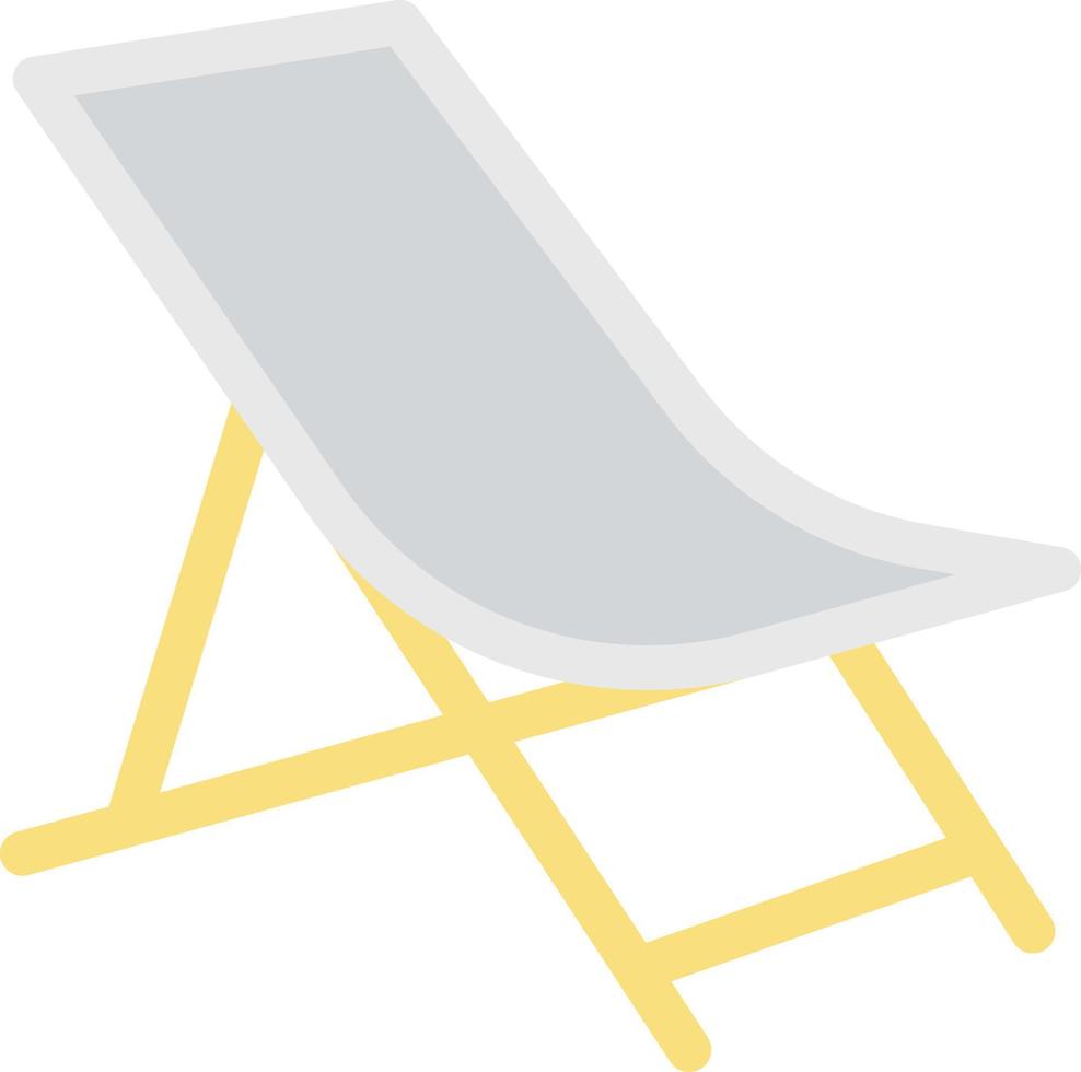 ilustración de vector de silla de descanso en un fondo. símbolos de calidad premium. iconos vectoriales para concepto y diseño gráfico.