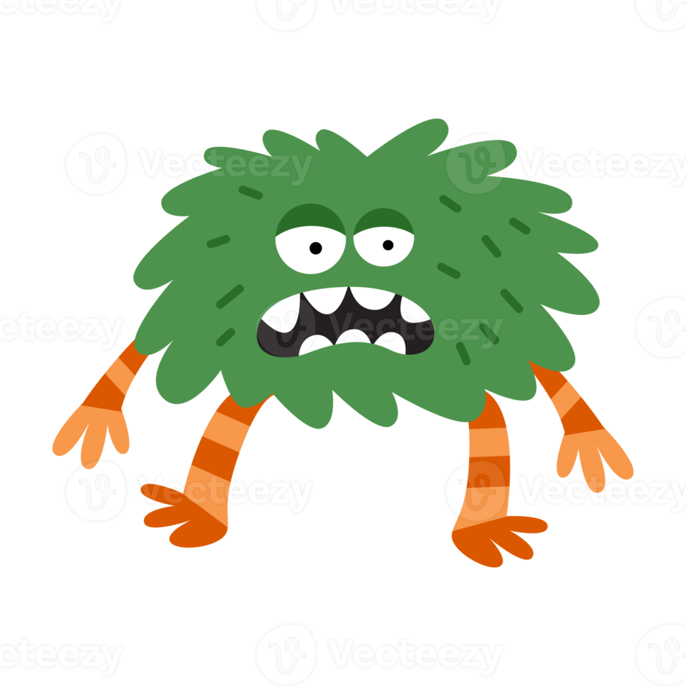 green monster in cartoon illustration 19044661 PNG