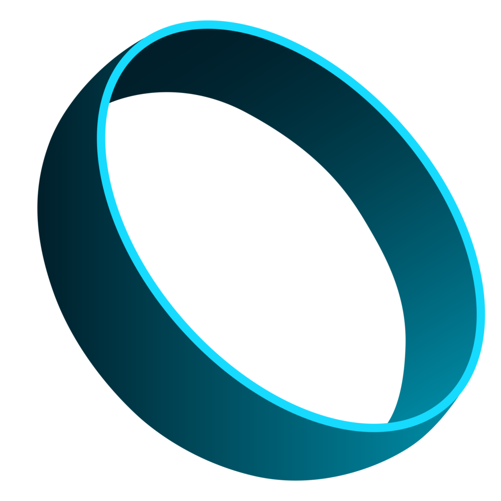 blue 3d circle png