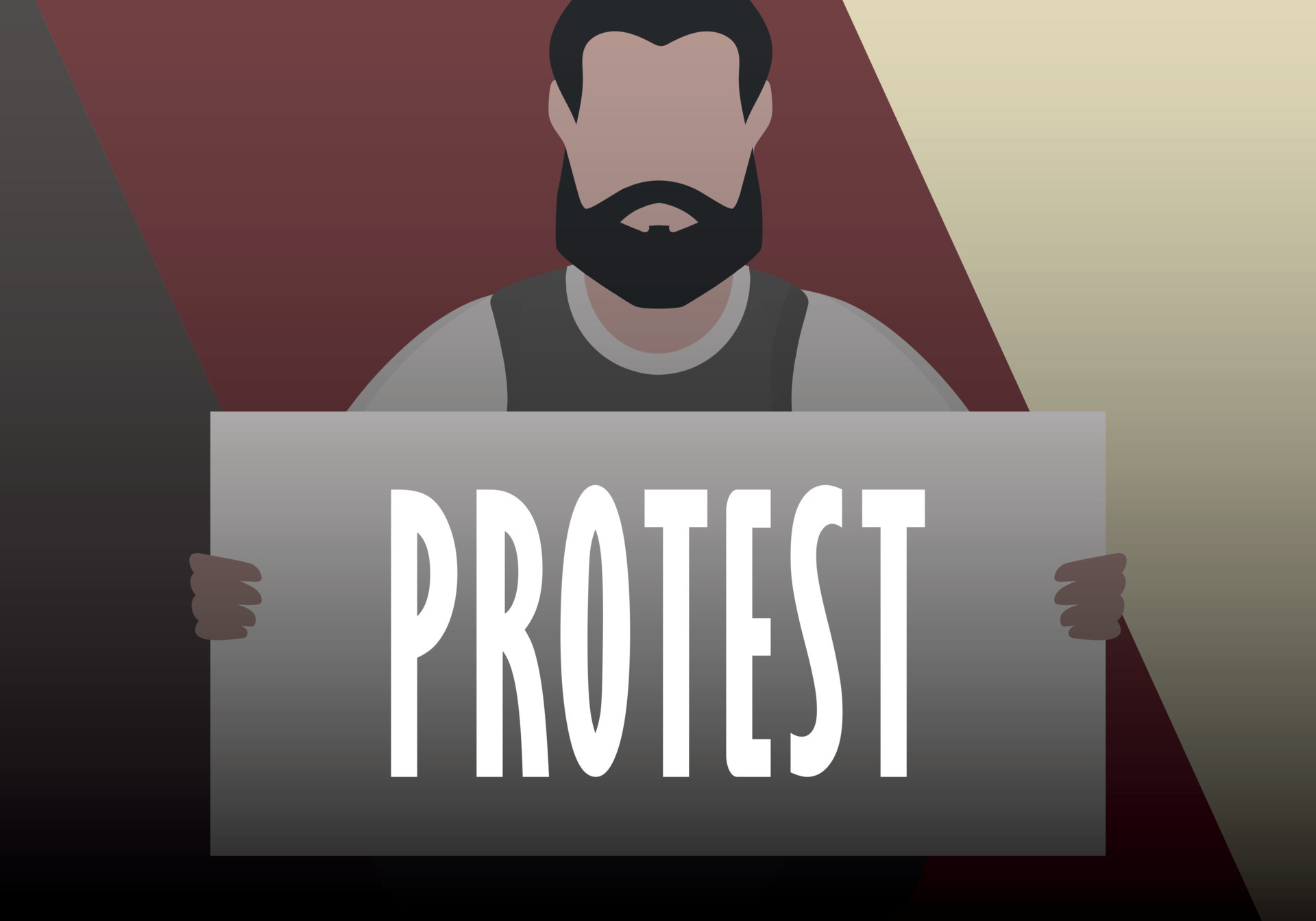 A guy with a banner in his hands on the background of the flag. Protest concept. Cartoon style. Vector illustration. 19045146 Vector Art at Vecteezy A guy with a banner in his hands on the background of the flag. Protest concept. Cartoon style. Vector illustration. 19045146 Vector Art at Vecteezy