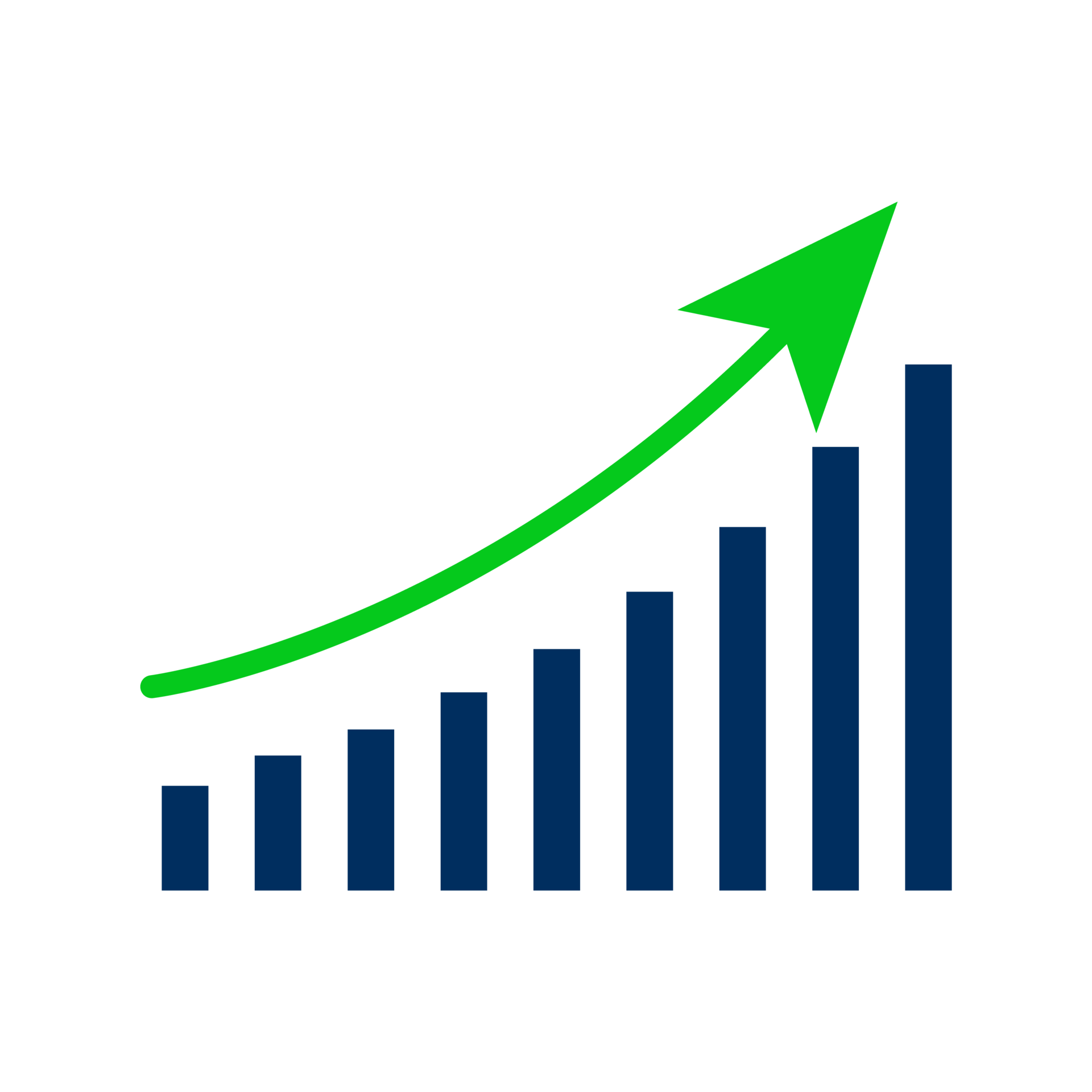 Increasing Stocks Icon Growing Graph Bar Chart 19045386 PNG