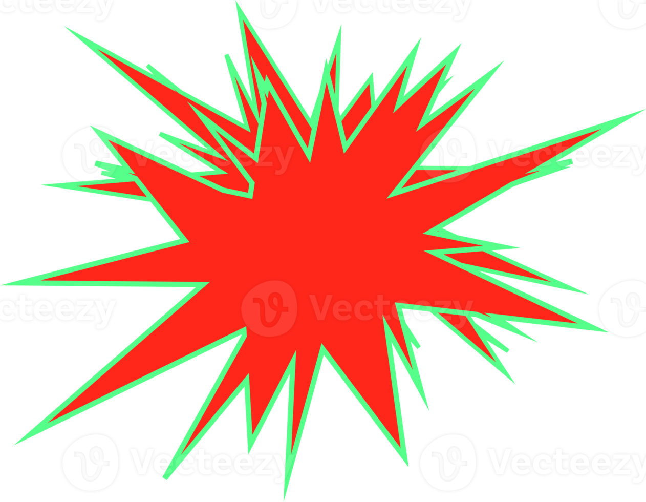 stjärna bubbla Tal pop- konst komisk färgrik dekorativ tecknad serie teckning ram bakgrund design illustration png