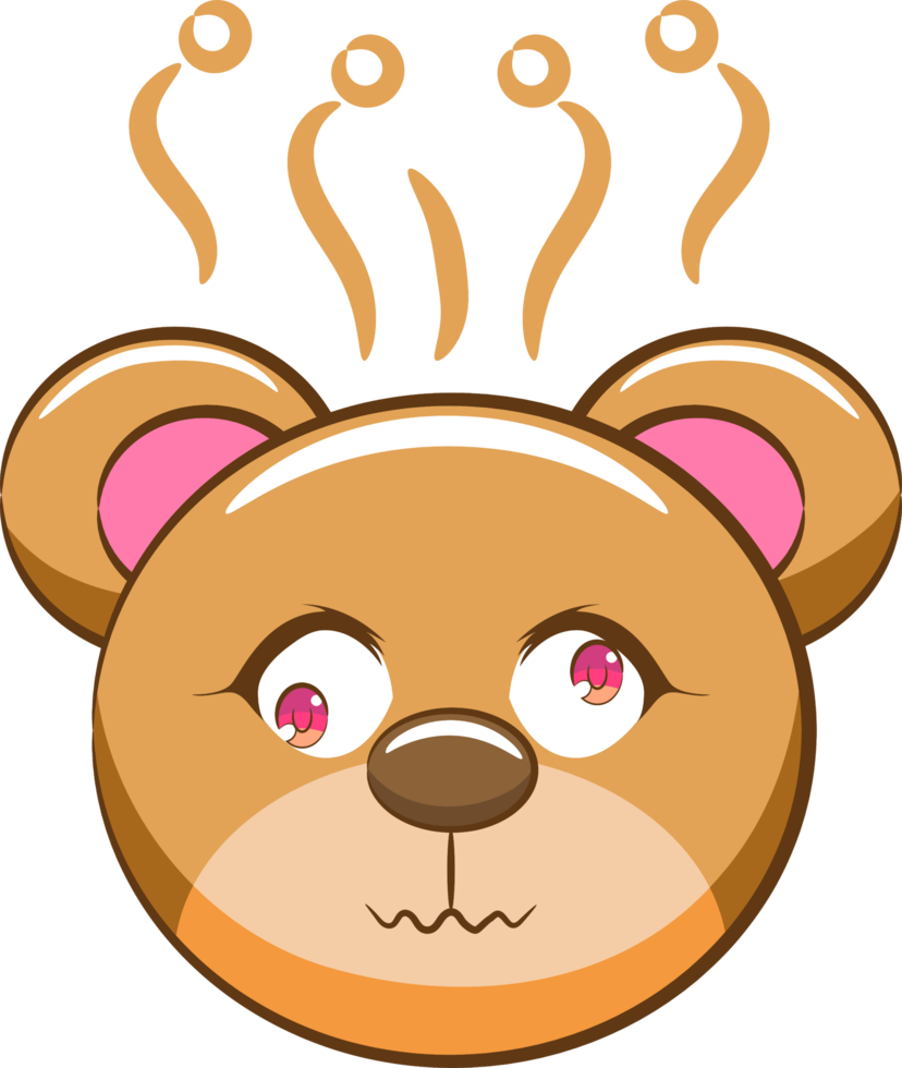 Bear png graphic clipart design