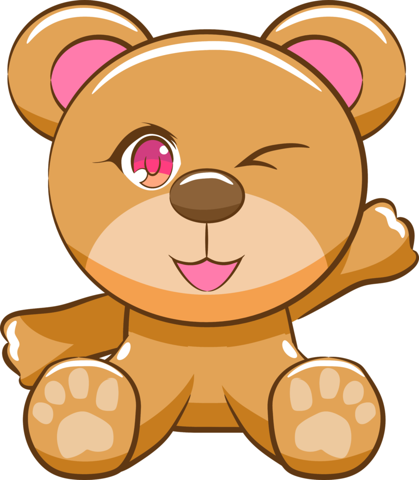 Bear png graphic clipart design