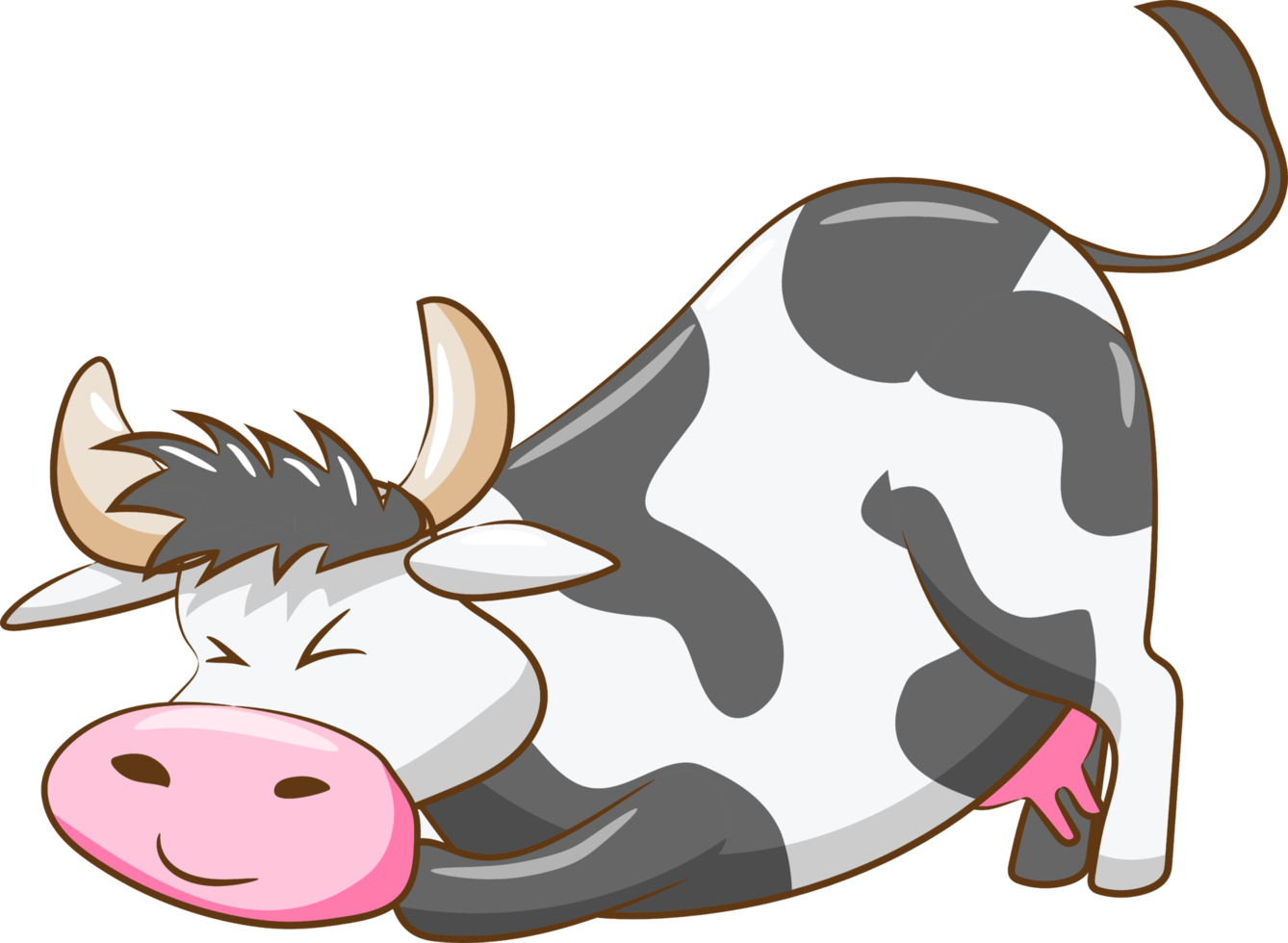 vaca png design de clipart gráfico