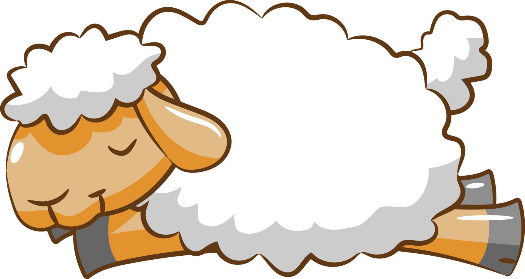 schapen PNG grafisch clip art ontwerp