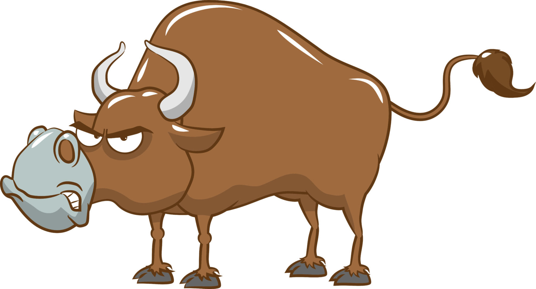 Bull png graphic clipart design