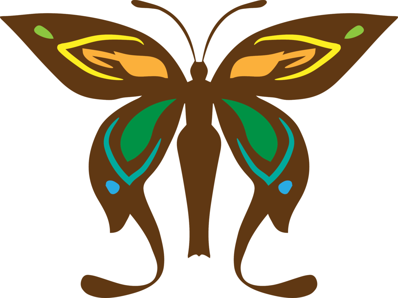 mariposa png gráfico clipart diseño