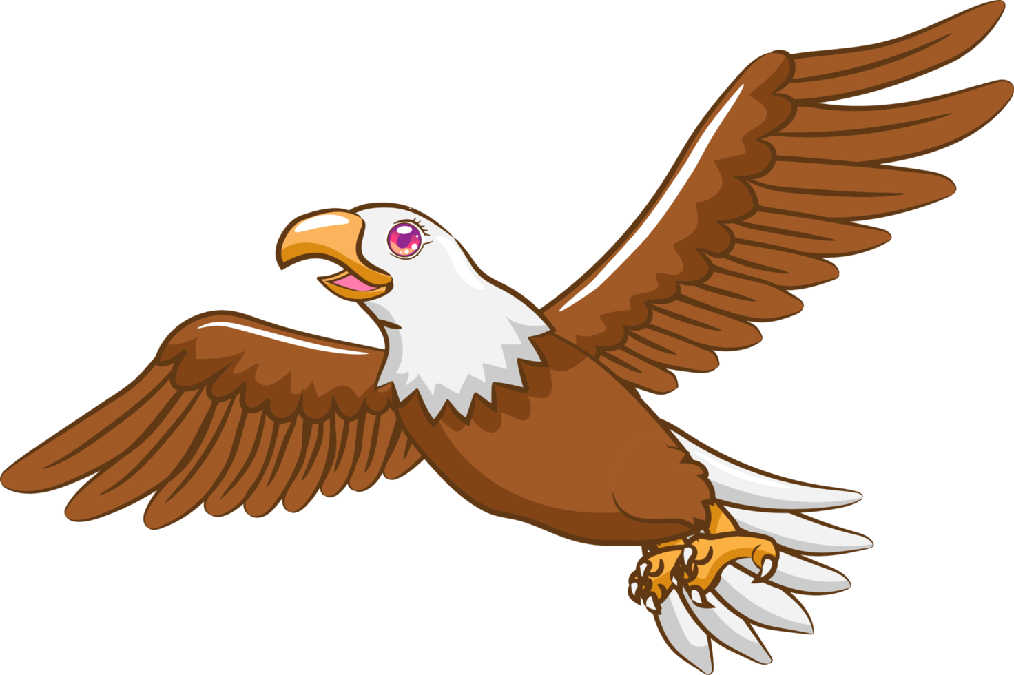 Eagle png graphic clipart design