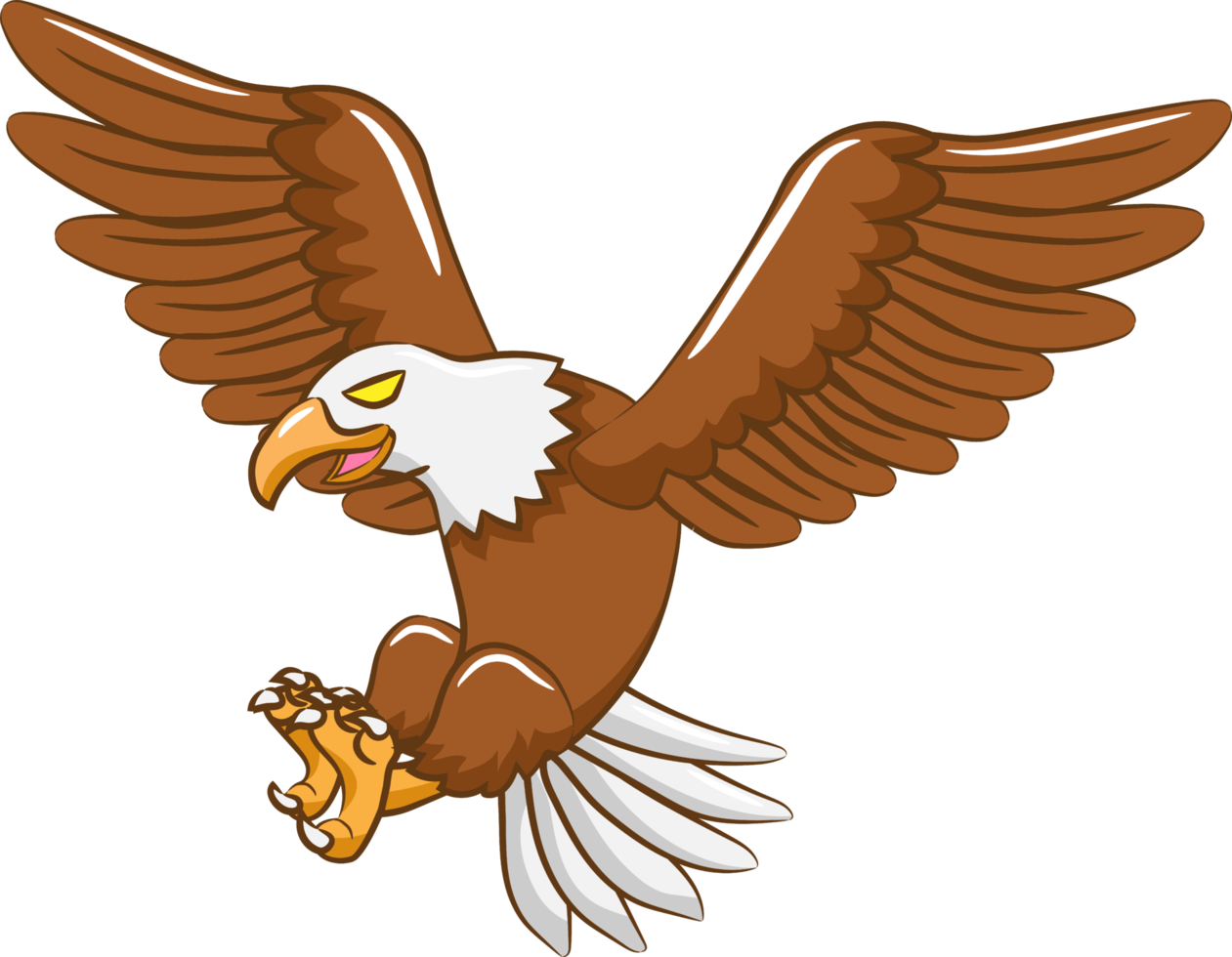 Eagle png graphic clipart design