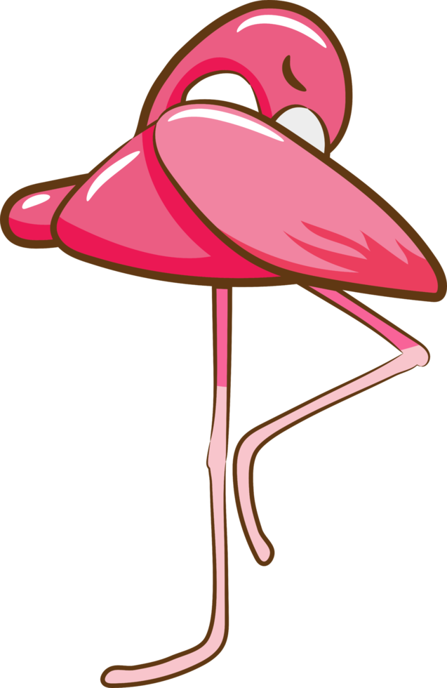 Flamingo-PNG-Grafik-Clipart-Design png