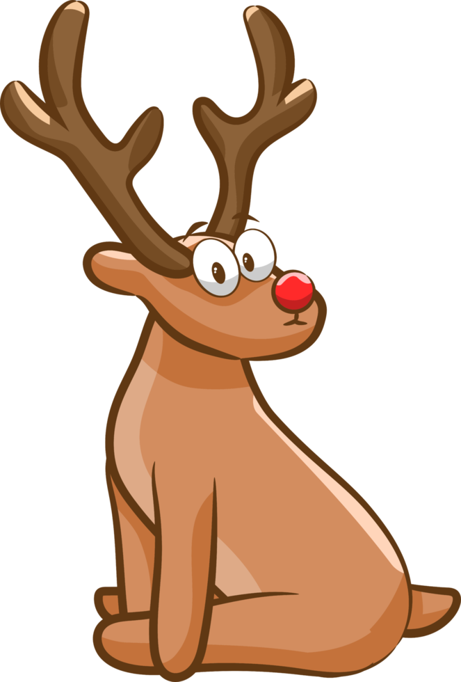 Deer png graphic clipart design