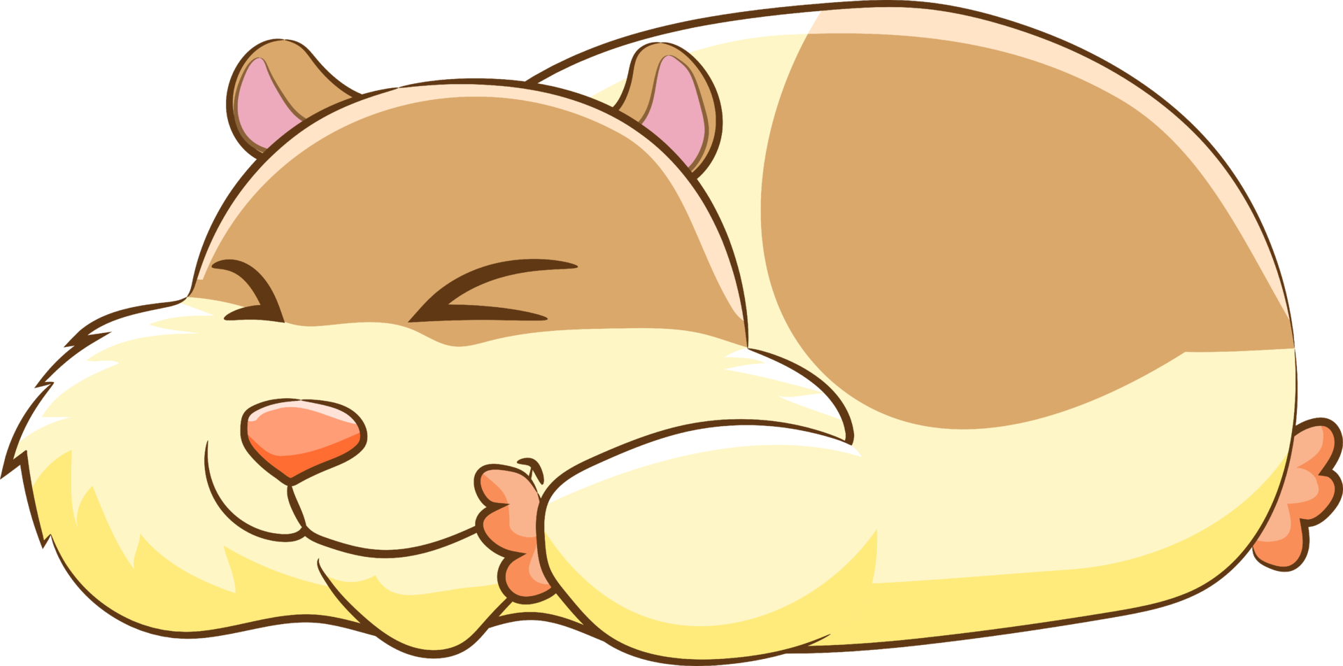 Hamster png graphic clipart design