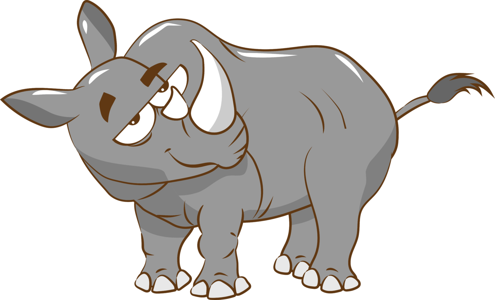 rhinocéros png conception de clipart graphique