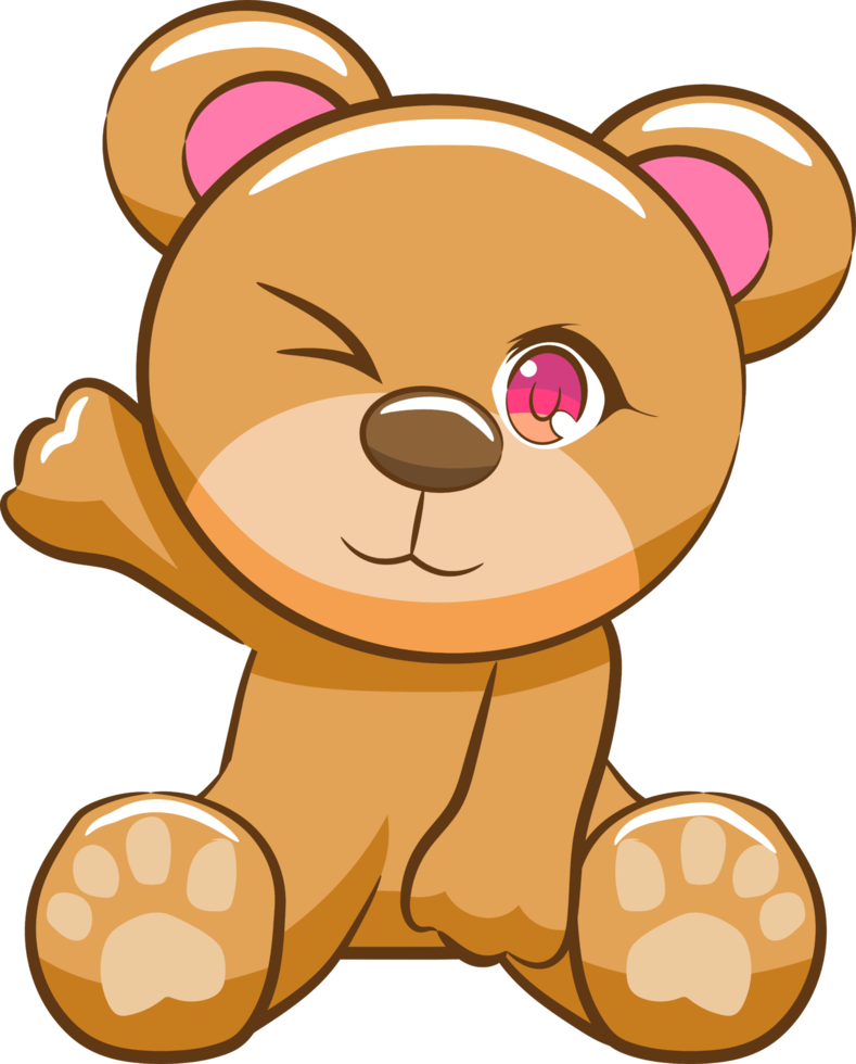 Bear png graphic clipart design