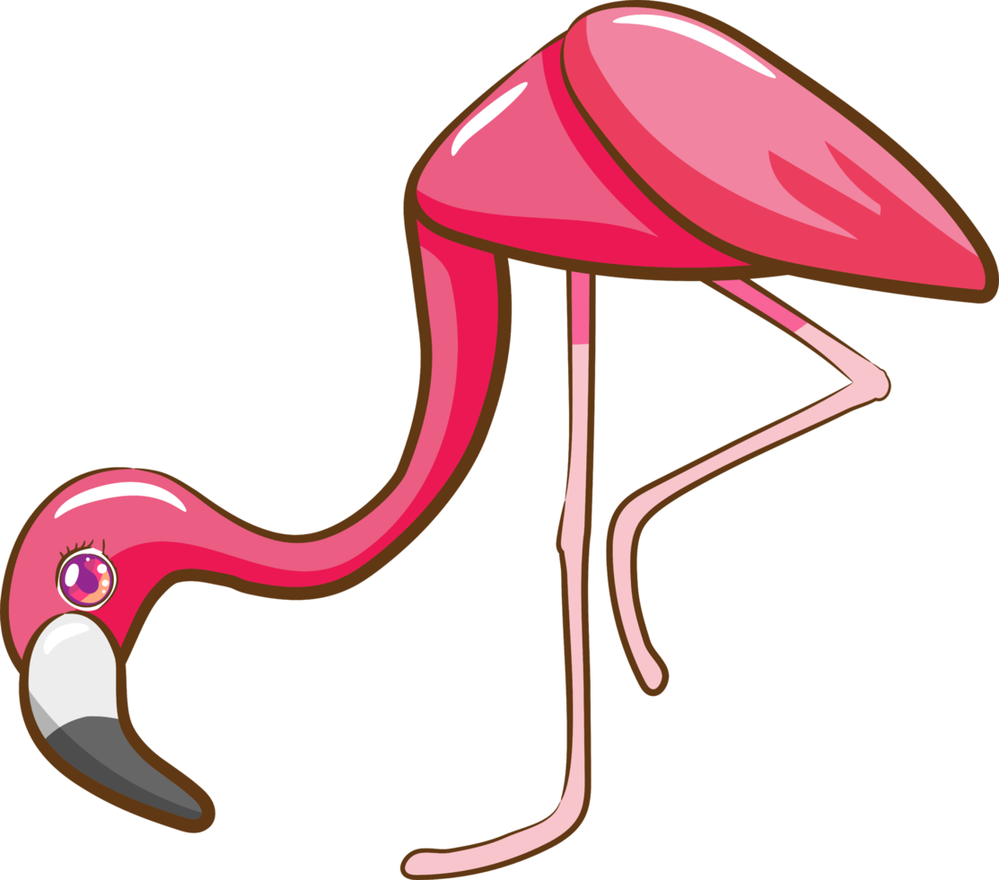 flamingo png design de clipart gráfico