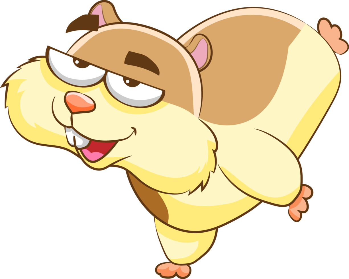 Hamster png graphic clipart design