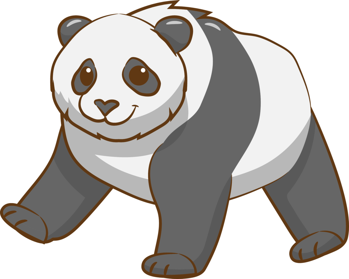 panda png grafico clipart design