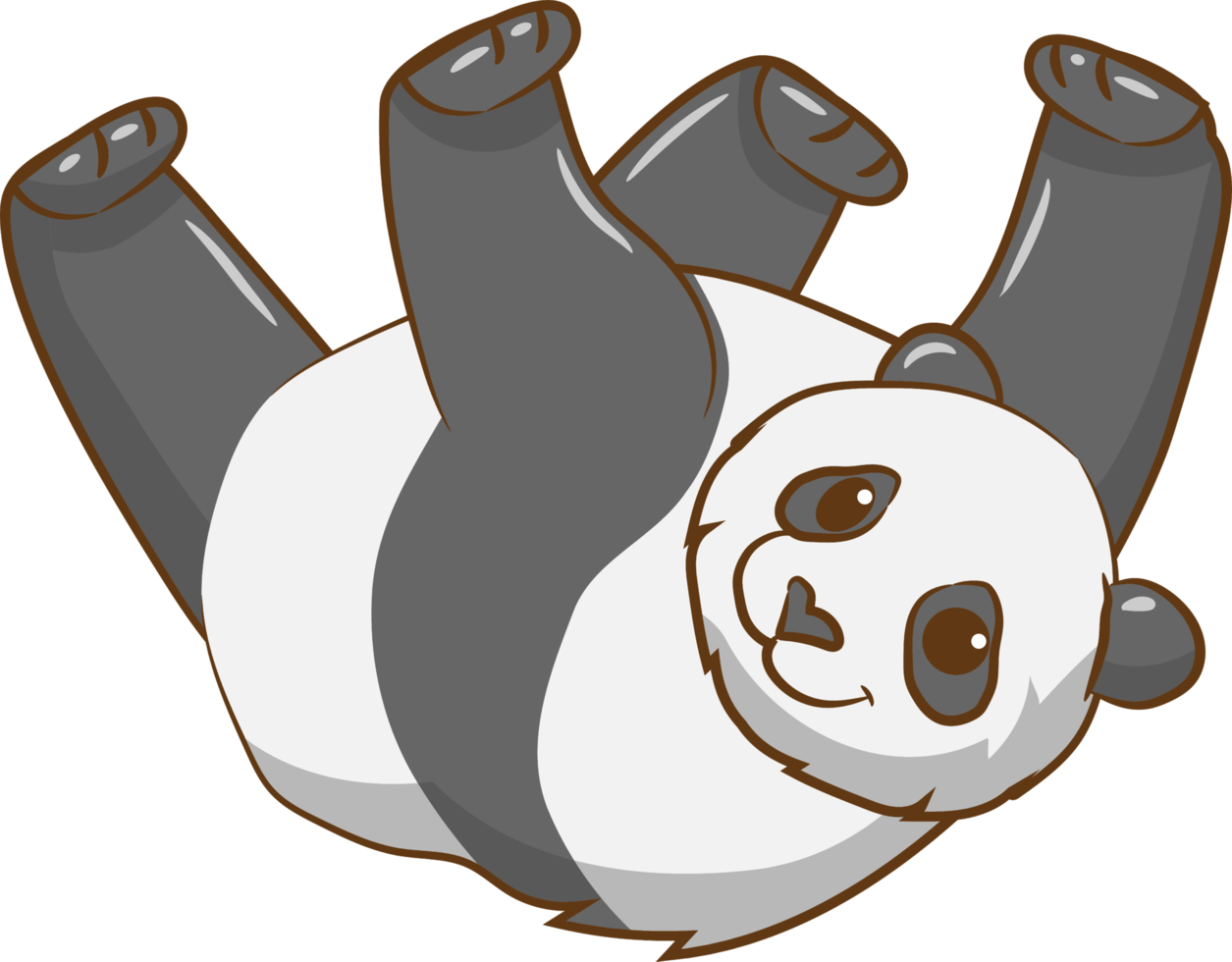 Panda-PNG-Grafik-Clipart-Design png