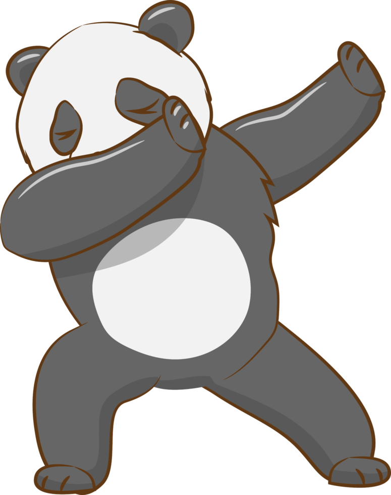 Panda-PNG-Grafik-Clipart-Design png