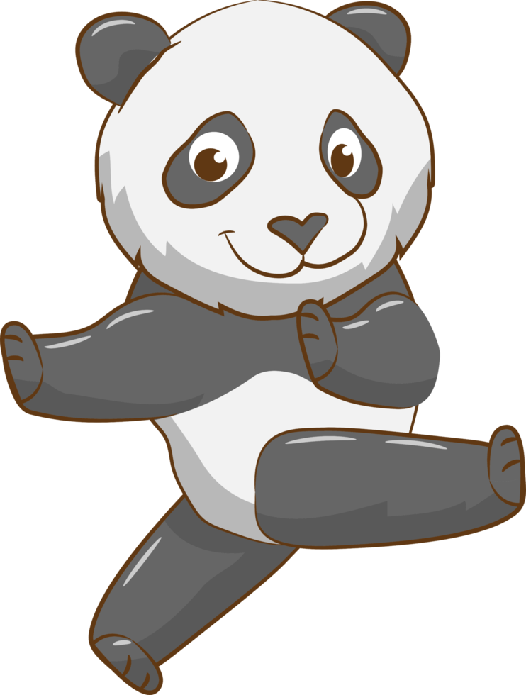 Panda png graphic clipart design