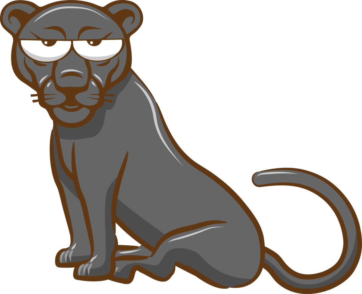 Panther vector set collection graphic clipart png