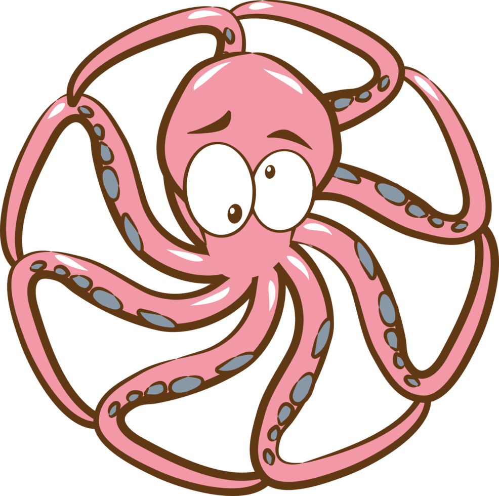 pulpo png gráfico clipart diseño