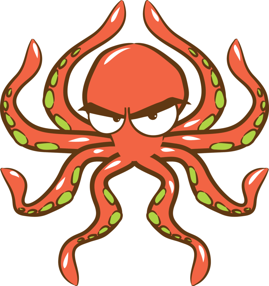 pulpo png gráfico clipart diseño