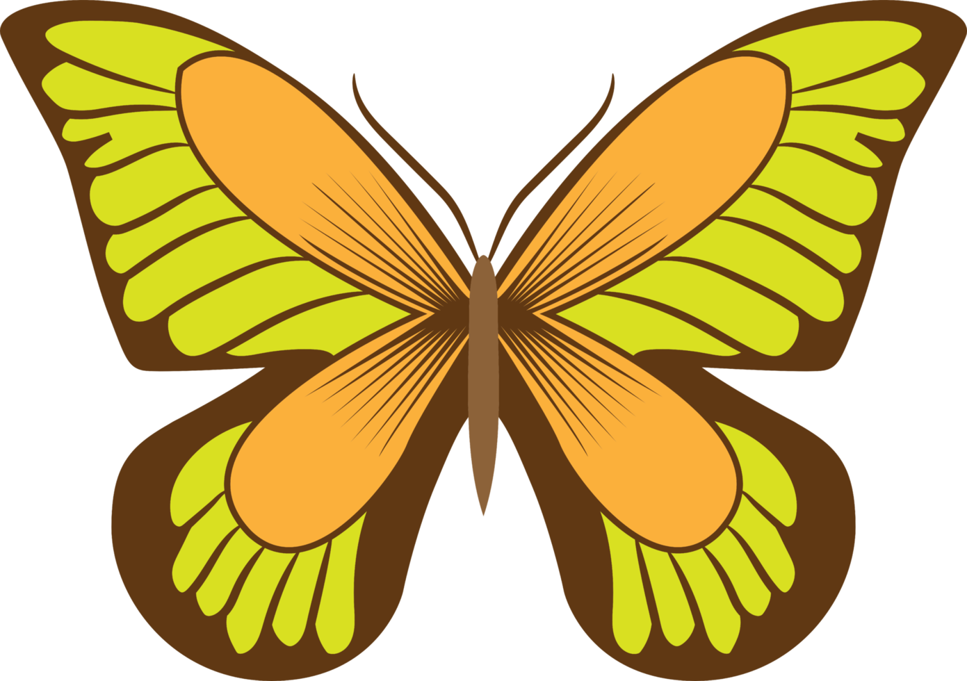 vlinder PNG grafisch clip art ontwerp