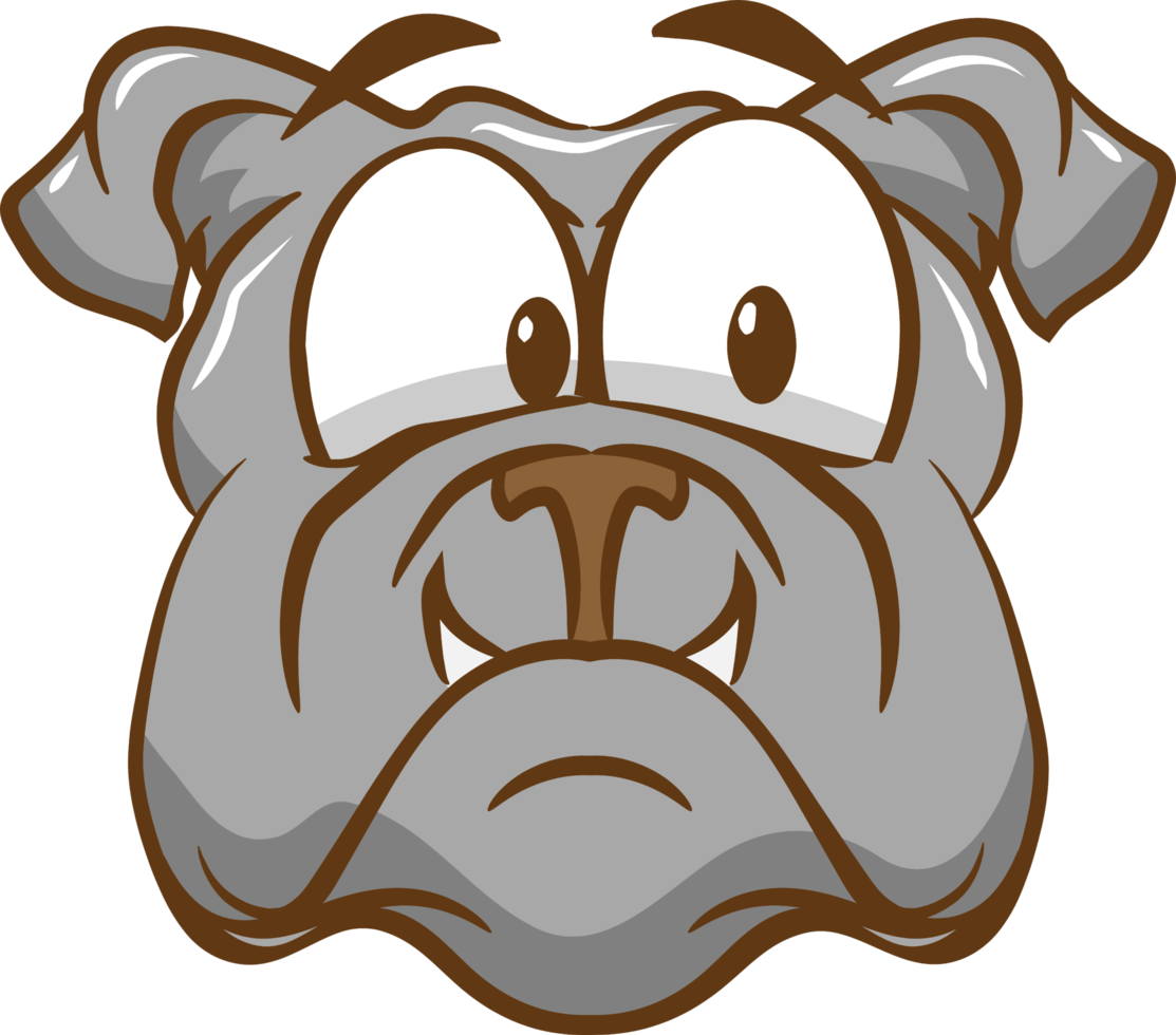 Bulldog png graphic clipart design