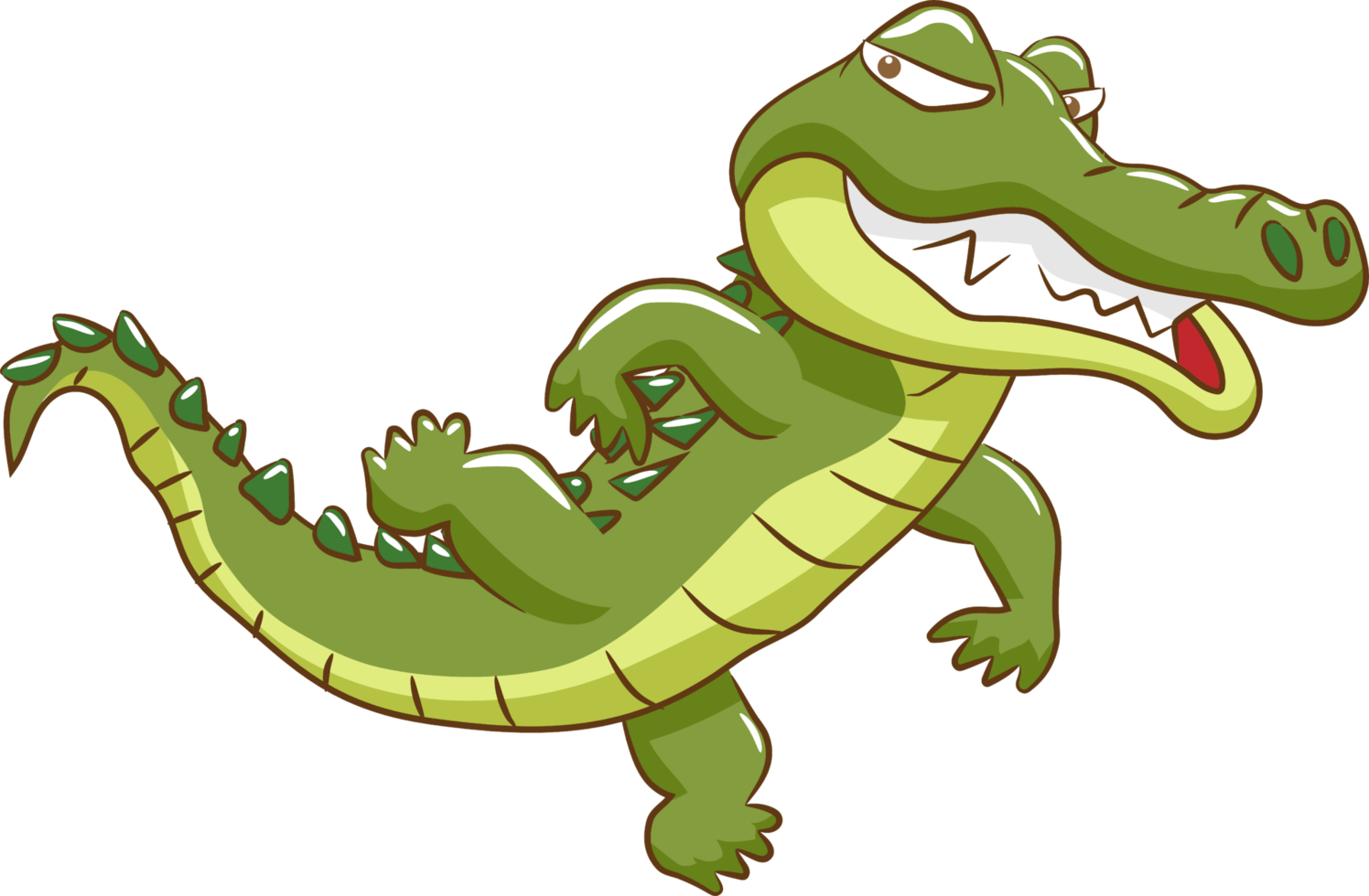 Crocodile png graphic clipart design