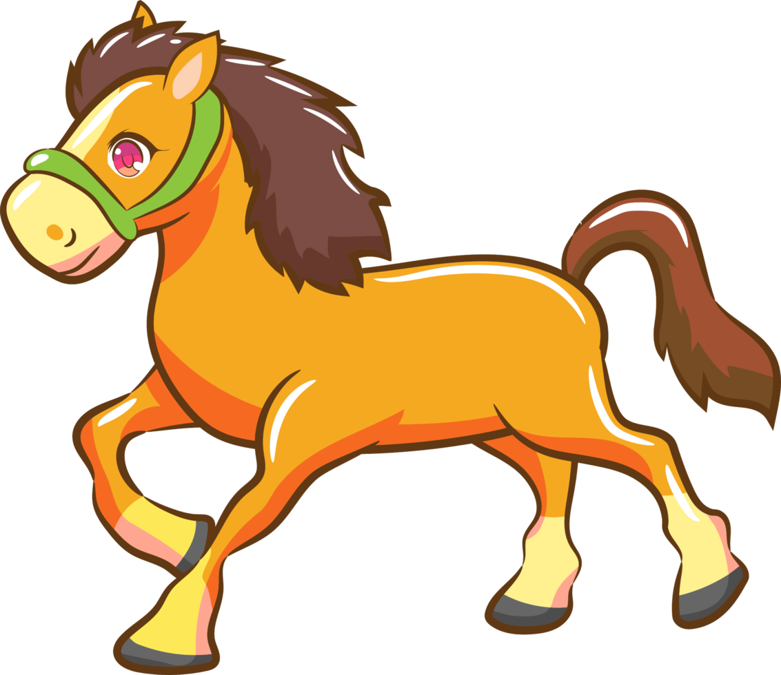 Horse png graphic clipart design