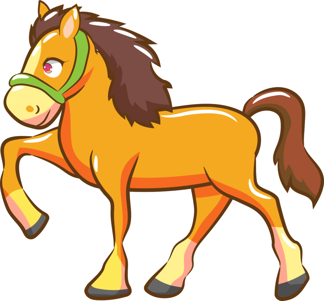 Horse png graphic clipart design