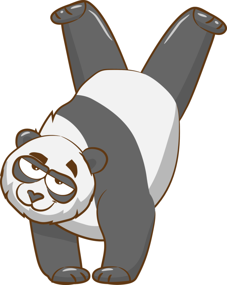 Panda png graphic clipart design