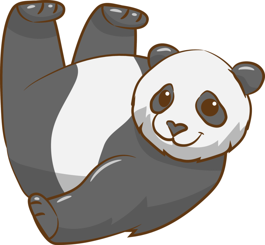 Panda png graphic clipart design