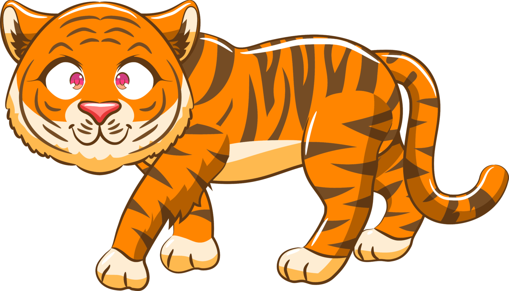 Tiger-PNG-Grafik-Clipart-Design png