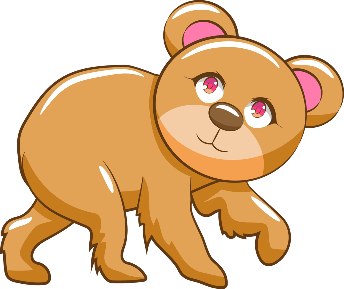 Bear png graphic clipart design